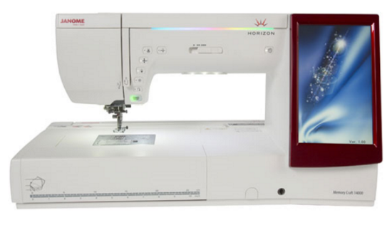 Picture of Janome Memory Craft 14000 Sewing & Embroidery Machine 