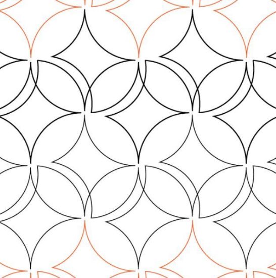 Picture of Easy Orange Peel Longarm Pantograph