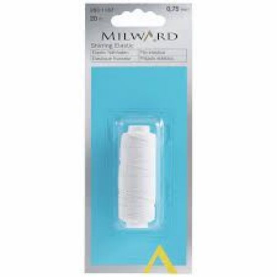 Picture of Shirring Elastic: 20m x 0.75mm: White