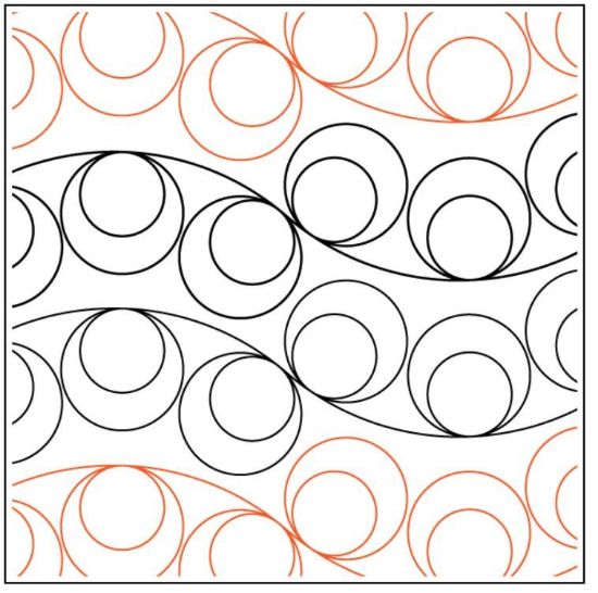 Picture of O Rings #2 4" Longarm Pantograph