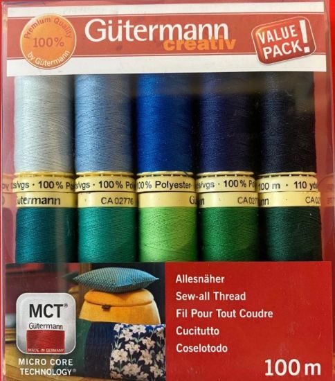 Gutermann Sew-all Thread Set 10 X 100m Reels Col 5