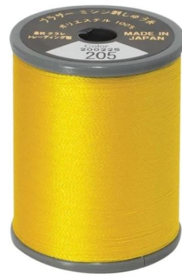 Picture of Brother Satin Embroidery Thread - Yellow 205