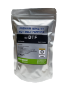Picture of DTF  BLACK Adhesive Powder Ecofreen 1 Lb /500gr