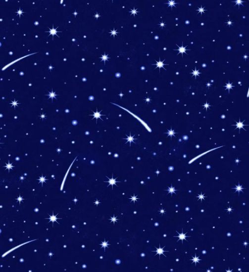 Picture of Lewis & Irene Tomtens Village Shooting stars on dark blue CE13