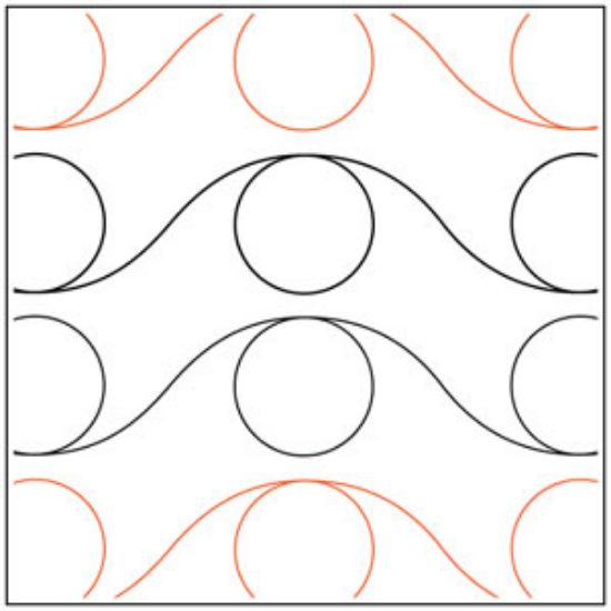 Picture of Reverse Loops Pantograph 11" Longarm Pantograph