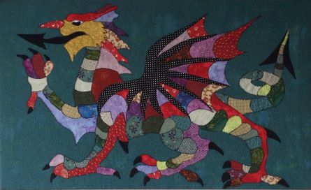 Picture of Dragon Wall hanging with Trease Lane Newport Saturday 10th August 24