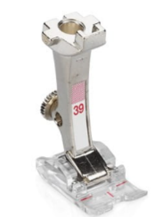 Bernina embroidery foot with clear sole