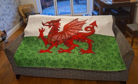 Picture of Flag to the Welsh Dragon Quilt with Caroline Allen - Cardiff  - 2 part course  October, November