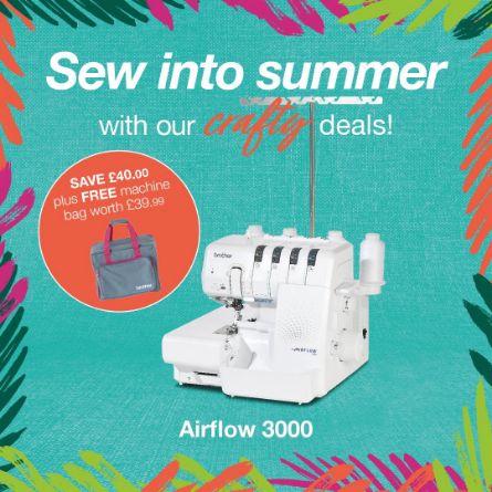 Picture of Brother Airflow 3000 Overlocker Free Machine Bag worth £39.99
