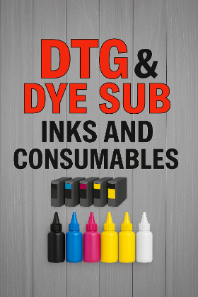 Picture for category DTG  &  Dye sub Inks and Consumables