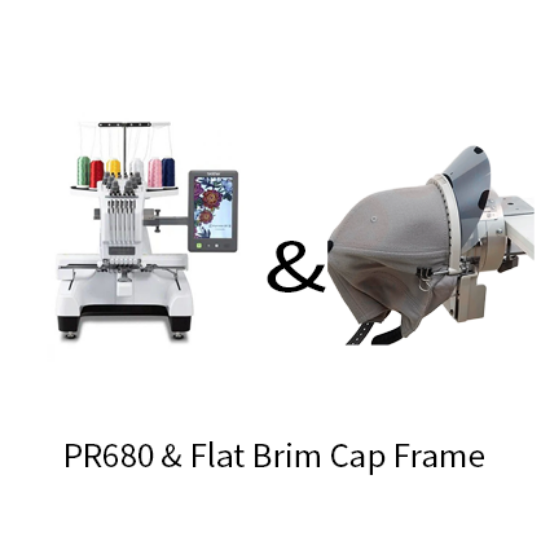 Brother PR680 and Flat Brim Cap Frame