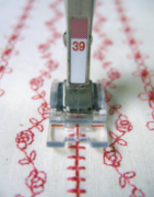 Bernina embroidery foot with clear sole