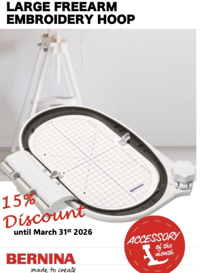 Picture of Bernina Large Free Arm Embroidery Hoop 106 681 7000