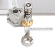 Bernina Adjustable Ruler Foot with Slit #72S