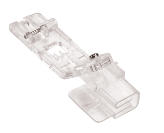 binder attachment for unfolded bias tape