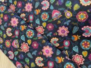 Picture of Lewis & Irene - Sambramha Floral on Dark Blue by John Scott A976C