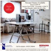 Bernina Q16 Longarm Quilting Machine with Height Adjustable Folding Table Finance