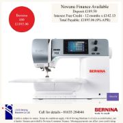 Bernina 480 finance