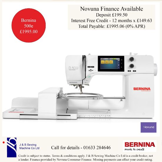 Bernina 500e finance