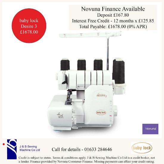 Babylock Desire 3 Finance