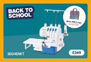 Back to School Offer Brother 3034dwt overlocker