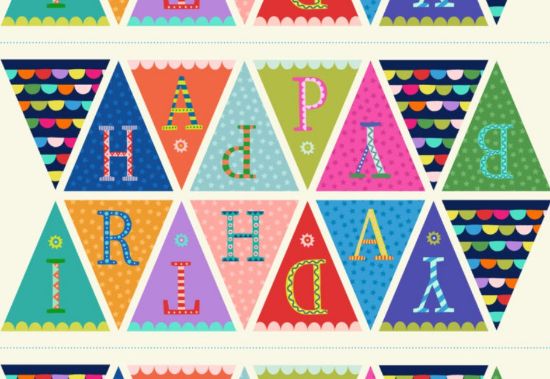 Picture of Lewis & Irene Small Things Celebration - Heirloom bunting SM146