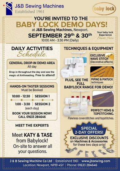 Babylock demo day